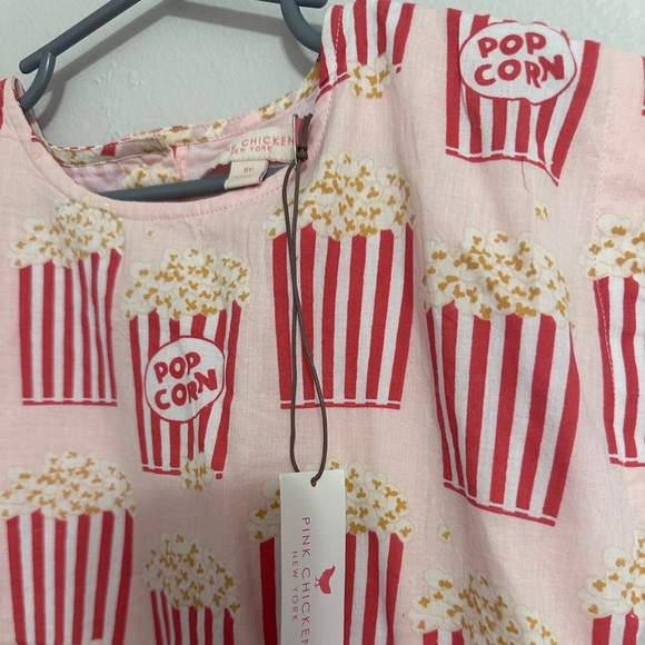 BNWT Pink Chicken Popcorn Dress - Picture 2 of 7